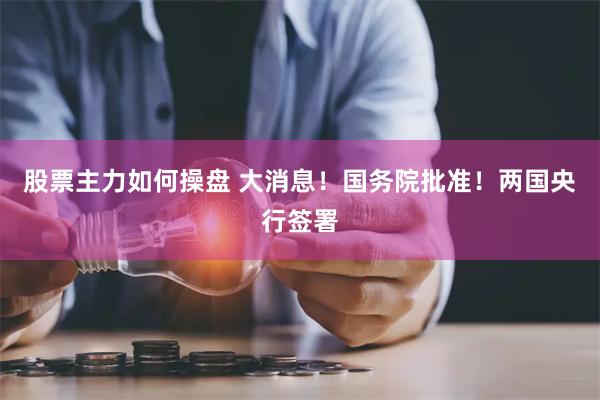 股票主力如何操盘 大消息！国务院批准！两国央行签署