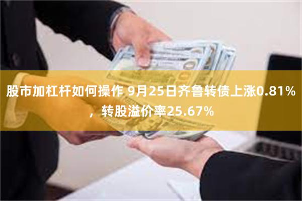 股市加杠杆如何操作 9月25日齐鲁转债上涨0.81%，转股溢价率25.67%